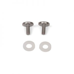 Screw and washer for chain