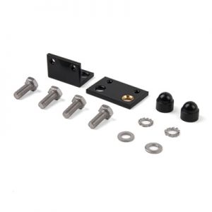 Spring angle plate with screws